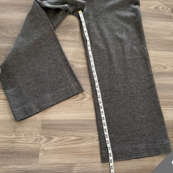 COS Wool Cotton Wide Leg Gray Tweed Pants Eur M - Picture 7 of 10